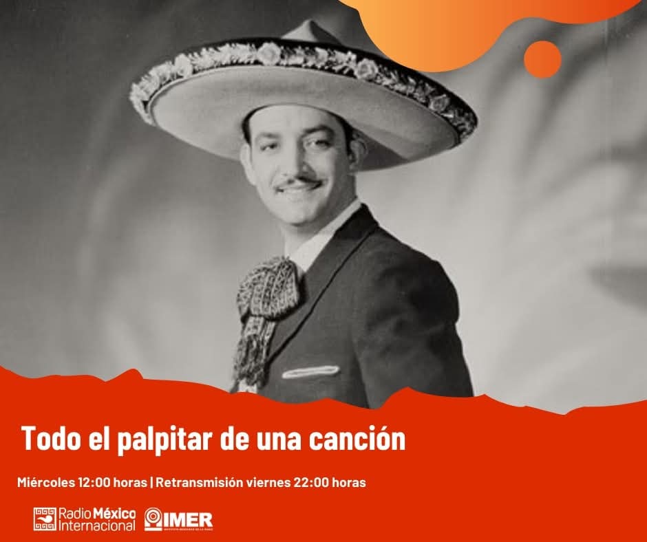 Es miércoles de #TodoElPalpitarDeUnaCanción🎶 y hoy está dedicado al "Charro Cantor", #JorgeNegrete🎤🎵. Una figura no sólo de la música, sino del cine siendo parte de la época de oro🎬. 
12 h con Roberto Sánchez  imer.mx/rmi/ 📻