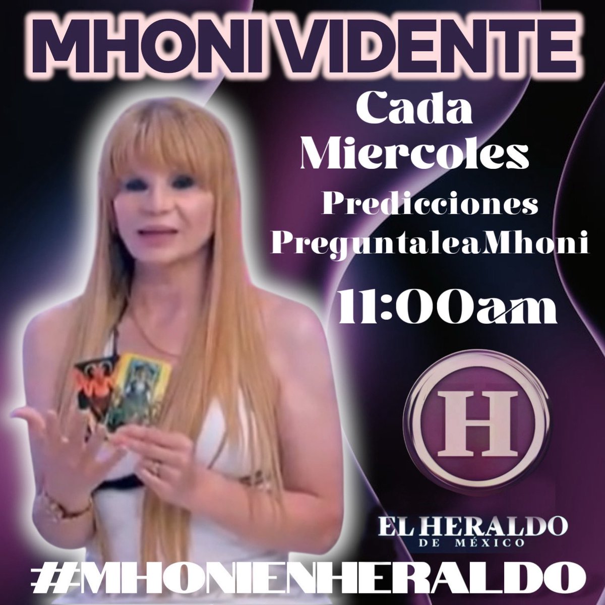 __Chikafdm__'s tweet image. Rituales, predicciónes, signos con doble suerte rápida y algunos consejitos nos dará Mhoni en youtube @mhonividente @heraldodemexico #MhonienHeraldo @ClubMhoniFan  #PreguntaleaMhoni. @brenn_mz conéctate la cita es a las 11 am!!!! ❓🔮⏰