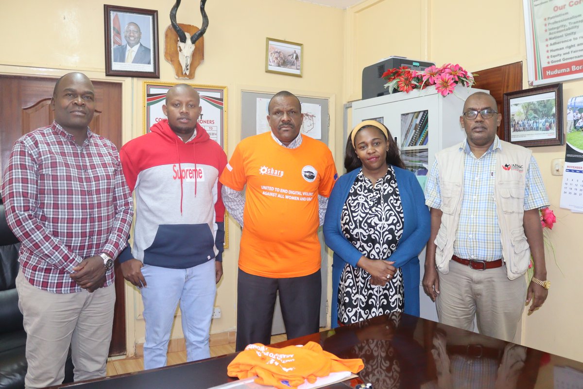 ProjectSHARP's tweet image. Earlier today we held a strategic engagement meeting with the Marsabit County Assistant County Commissioner to brief him on our planned outreaches and community engagements under SHARP for smooth facilitation by the national government administrators including chiefs.