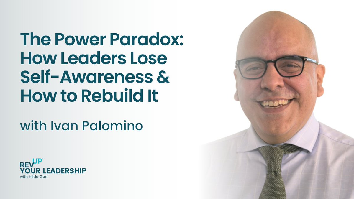 Power can elevate a leader—or quietly erode what made them great.

In our latest episode, <a href="/ivanpalomino_/">Ivan Palomino</a>  breaks down The Power Paradox: how power reshapes the brain, dulls empathy, and widens blind spots. 

Check it out: youtu.be/NdRu7IxHp6Y