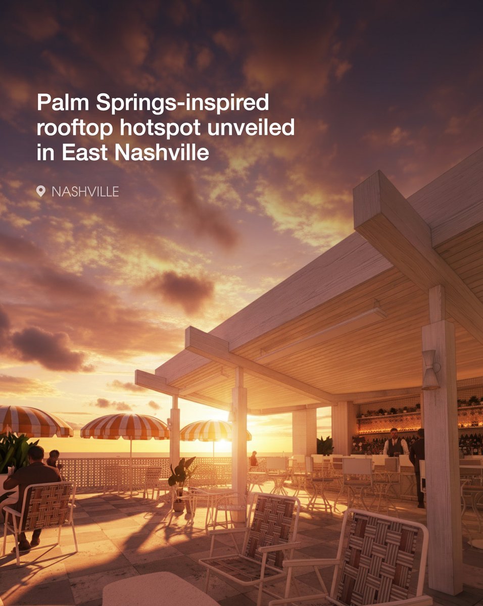 East Nashville is about to get a burst of Palm Springs nostalgia as Icon Entertainment &amp; Hospitality prepares to open The Greenwood, a three-story destination built as a laid-back escape in the heart of the neighborhood mid-summer beside Schulman’s.