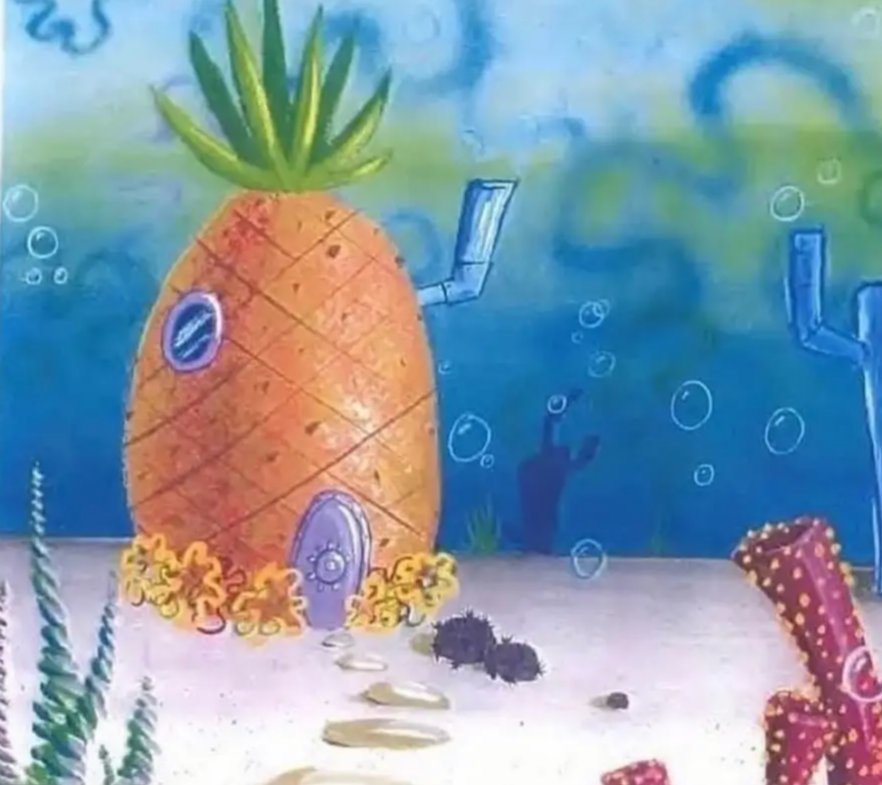 Early SpongeBob concept art by Stephen Hillenburg