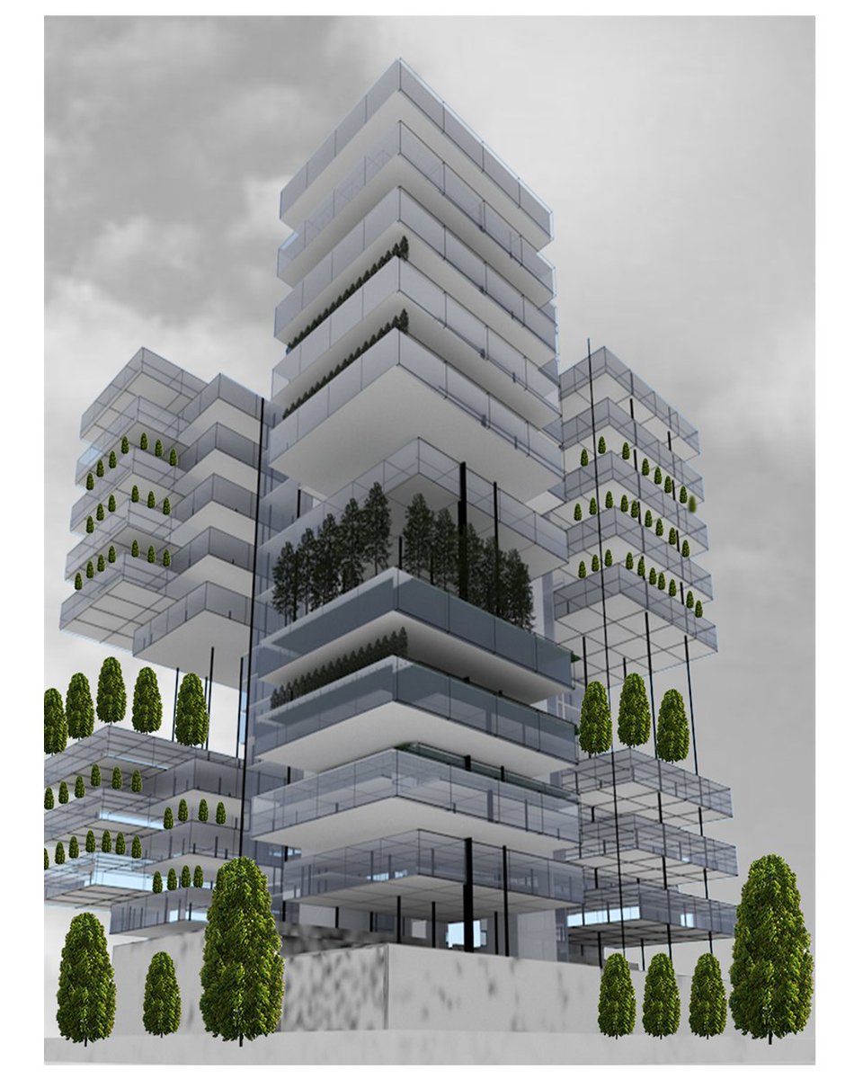 unixyzglobal's tweet image. 2/ The concept blends wellbeing, shared living, and green design to create a more balanced and meaningful daily experience.