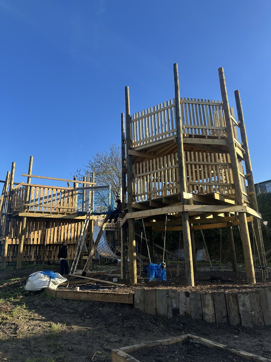 HighTreesCDT's tweet image. Big changes are happening at Tulse Hill Adventure Playground! 🚧

Our rebuild is in full swing and new play structures are taking shape every day 🤩

Coming up next… a brand new wildlife pond and a complete makeover of the High Trees bus 🚍

#AdventurePlay #TulseHill