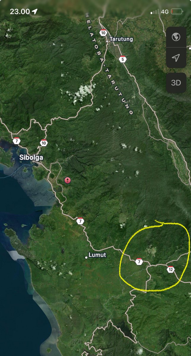 Kadang pembelaan terhadap lingkungan hanya kedok dari sikap anti bisnis. Kalau lihat peta berikut jarak antara kota Sibolga dan tambang di Landsekap Batang Gadis letaknya berjauhan. Daerah tak berhutan pada kontur yg lebih tinggi di sekeliling kota Sibolga adalah lahan warga.