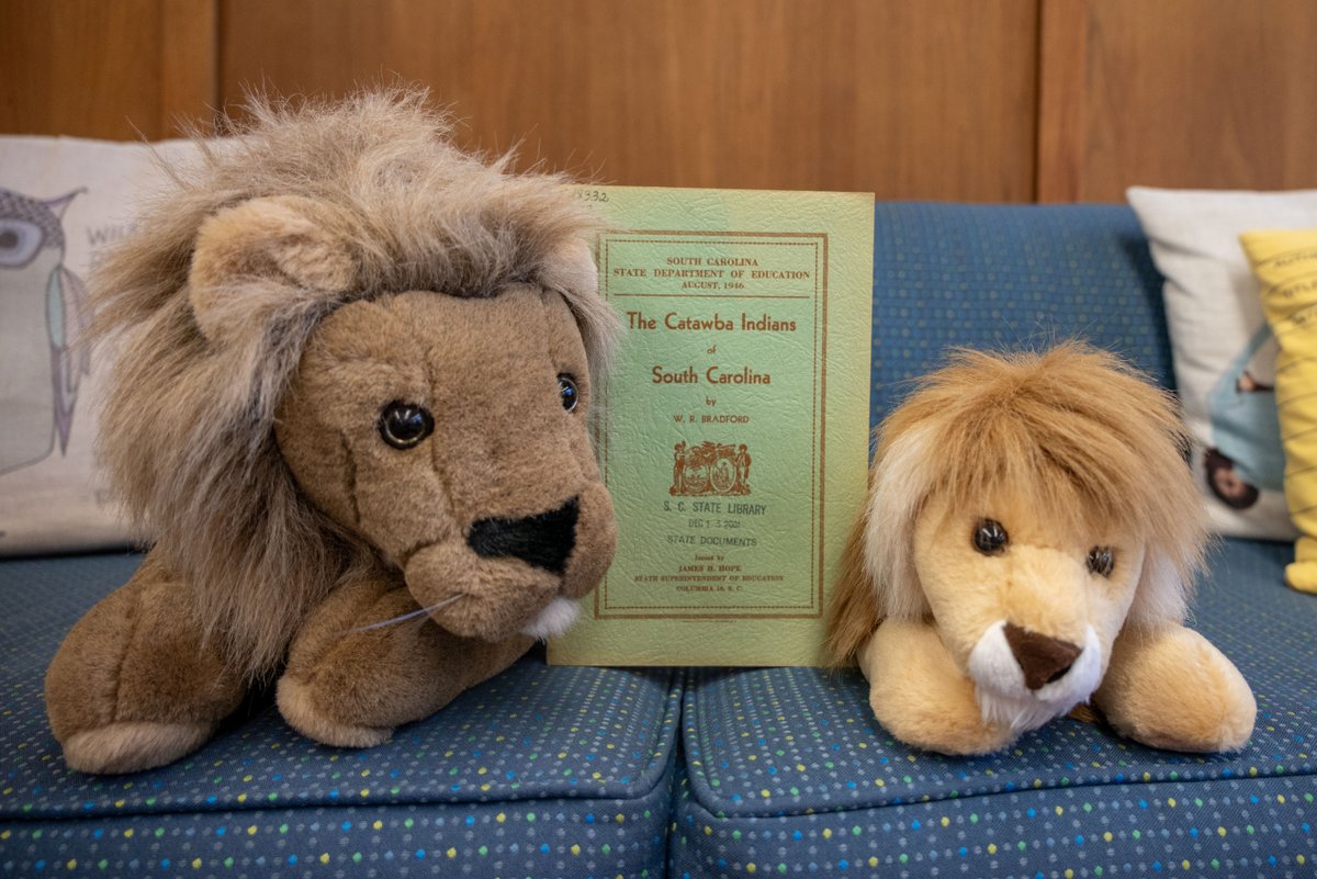 scstatelibrary's tweet image. “The Catawba Indians of South Carolina,” a booklet issued by the @EducationSC in 1946, explores the history of the Catawba in South Carolina, the only federally recognized tribe in the state. To view this document electronically, please visit tinyurl.com/vekw2act #SCDocsRock