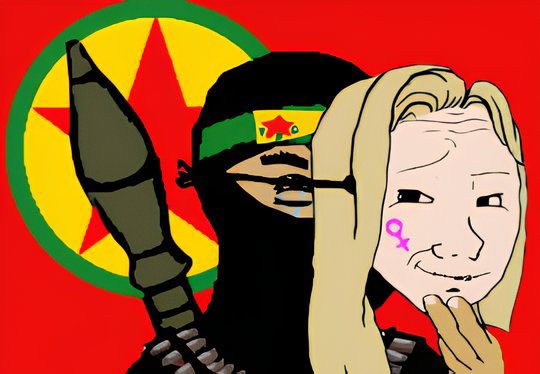 “Biz feminizm adı altında gencecik kızları dağa çıkarıp tecavüz eden örgütün sloganlarını atabiliriz ama siz cumhuriyetin öncü kadınlarını anamazsınız”