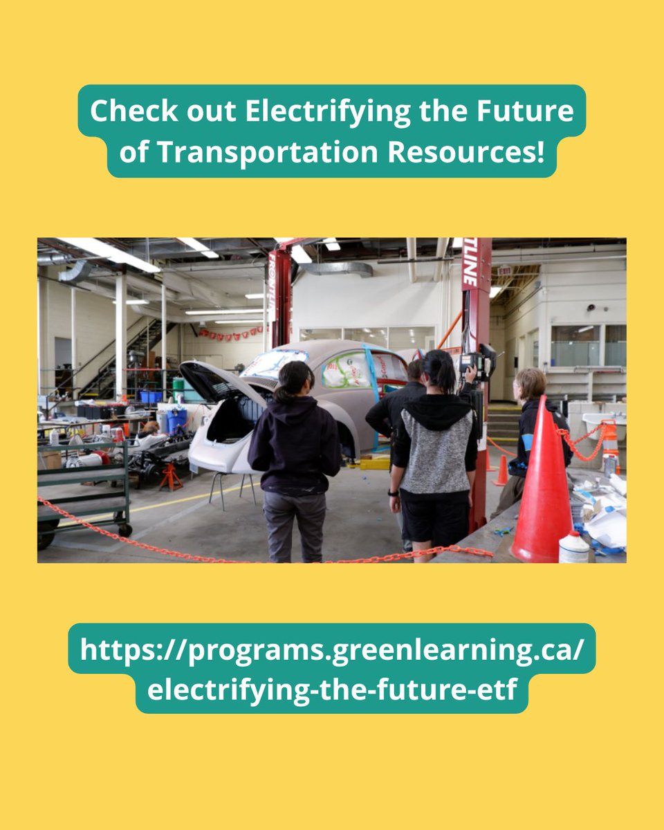 GreenLearning's tweet image. 🚗Today is World Sustainable Transportation Day! Check out our Electrifying The Future of Transportation resources and learn more about electric vehicles! 

Head here: programs.greenlearning.ca/electrifying-t…