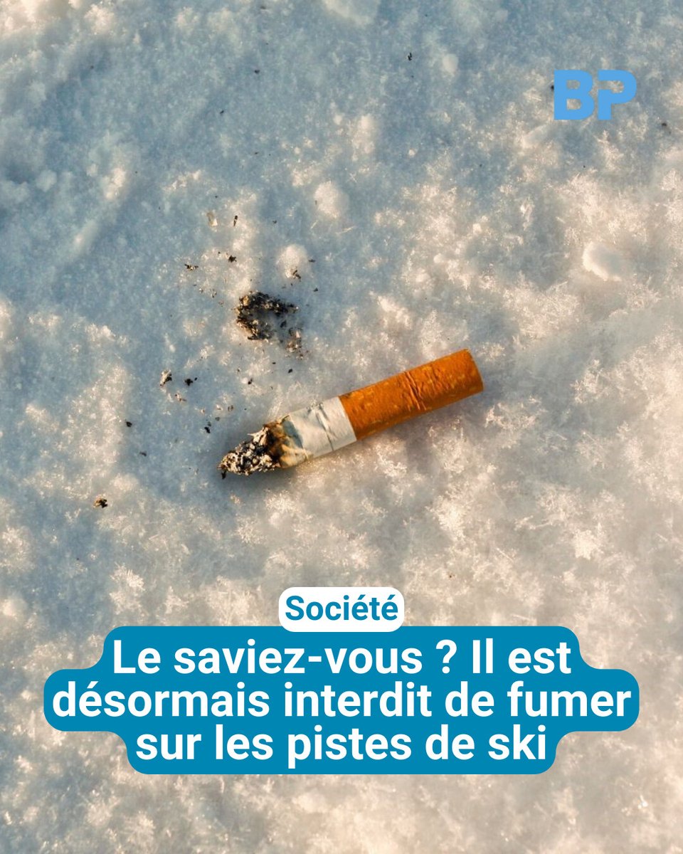 Lebienpublic's tweet photo. 🚭 Le texte avait fait grand bruit au début de l'été concernant les plages et les parcs, mais il concerne aussi les domaines skiables.

https://t.co/bh6zCAAMhj https://t.co/aRZFCD7OAG