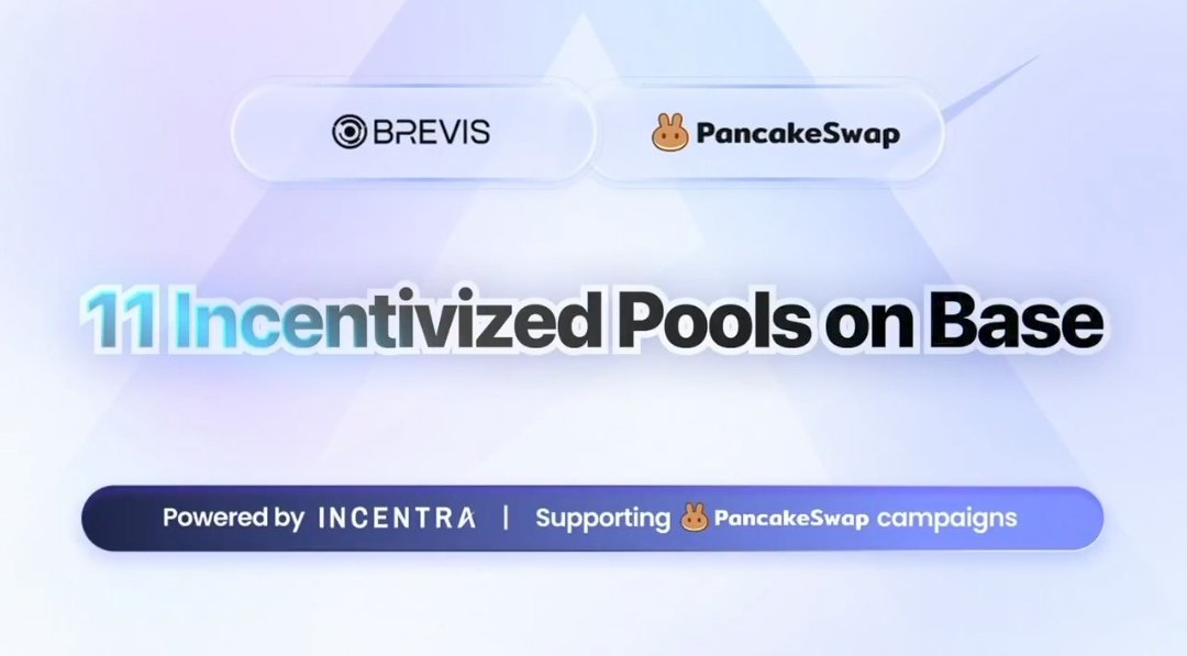 GgXMaran's tweet photo. gBrevis! 

PancakeSwap has launched a new Incentra campaign with @brevis_zk 

There are 11 v3 pools in the program with a total of 240k OP up for grabs. 

That works out to roughly 20k OP a week, so the campaign should run for around 12 weeks.

Rewards depend on the trading fees your liquidity generates and everything is verified through Incentra with ZK proofs.

All you have to do is add liquidity and start earning OP, I'm definitely gonna focus more on brevis now.