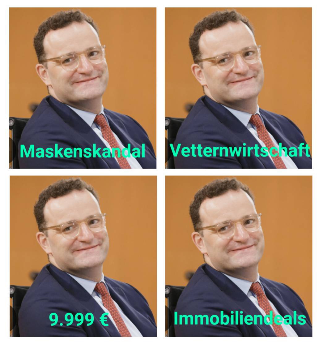 NichNochma2's tweet image. Dieser Mann gehört hinter Gittern.
Er ist korrupt.

#SpahnUntersuchungsausschuss 
#SpahnVorGericht