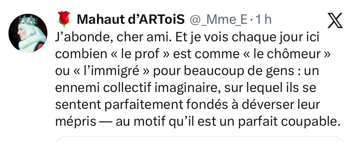 _Mme_E's tweet image. Faut que j’arrête avec « parfait », employé 4 fois aujourd’hui en 2 tweets.

C’est sûrement révélateur. Ça trahit certainement ma course à l’approbation d’autrui, mon manque d’humilité ou de tolérance à l’égard de mon prochain. 

Bref, c’est un tic verbal de connasse. 😈