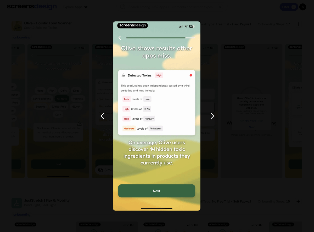 "Olive muestra resultados que otras aplicaciones no obtienen".
El mensaje es claro: otras aplicaciones están incomplet