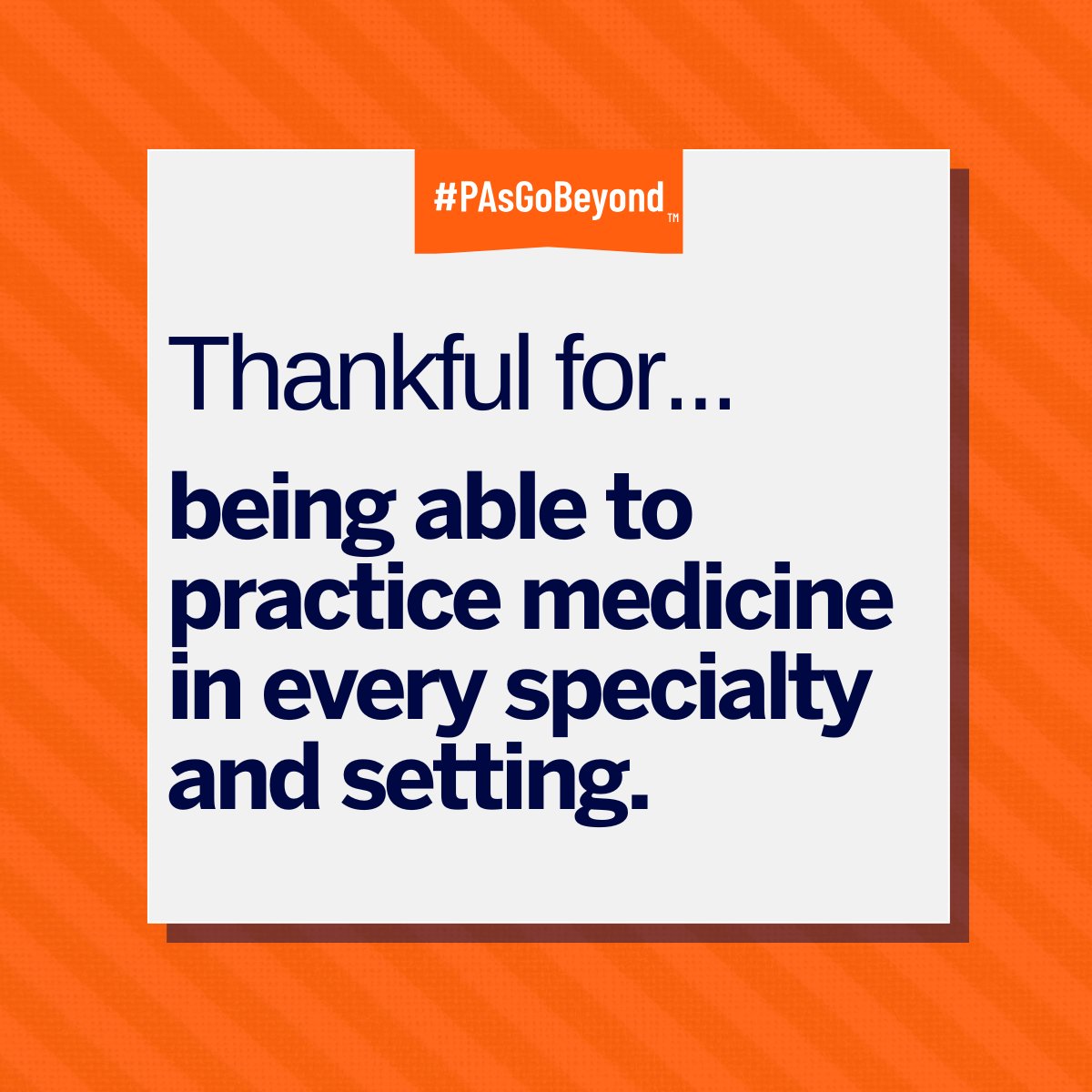 American Academy of Physician Associates tweet media