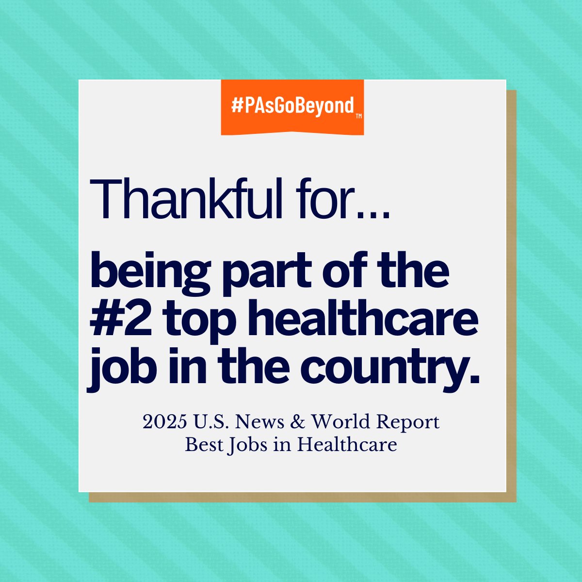 American Academy of Physician Associates tweet media