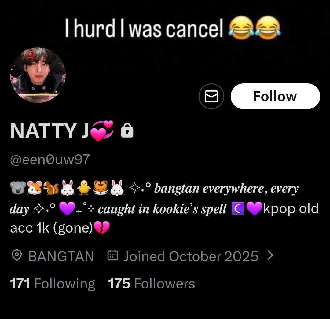 This set up/ fake  acc got dragged joon  with 25k, 10k likes . 

📌report under 
Hate - dehumanization
Target harassment
Insults 
x.com/een0uw97?t=8Ra…