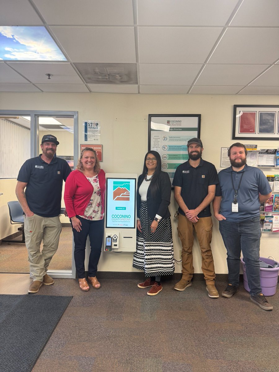 CoCoTreasury's tweet photo. A new self-service tax payment kiosk is open in Page at the Coconino County Health and Human Services building to provide residents another easy way to pay property taxes. 

For more information visit  https://t.co/ROcU3Dx5sY https://t.co/A9RxsyXrXf