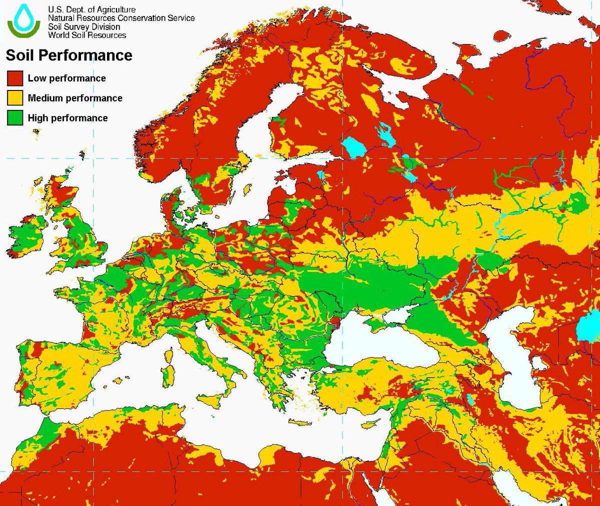 How good is the soil in your part of Europe? Ukraine has some of the best soil.