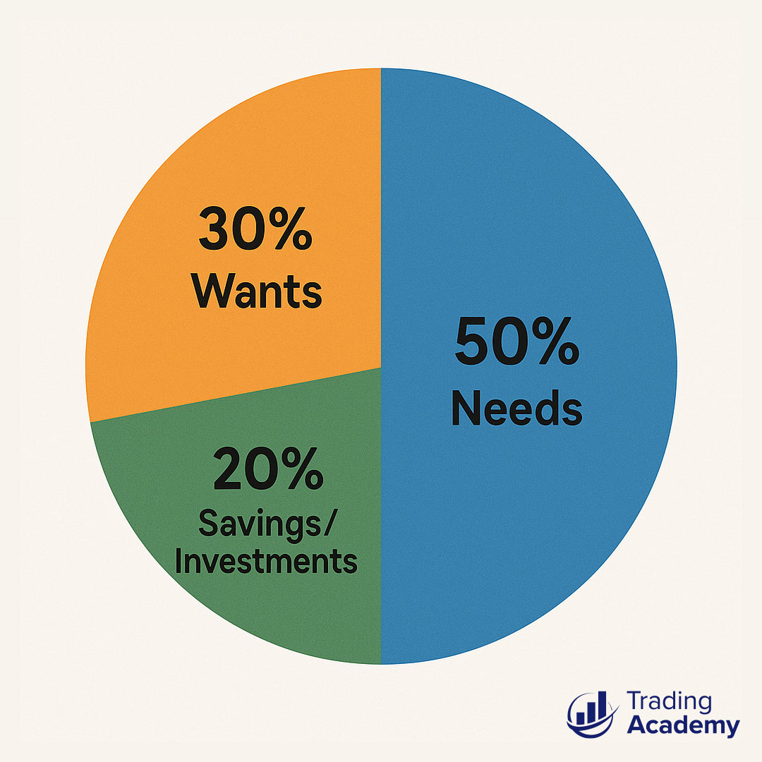 50/30/20 Rule: A Simple Approach to Money Management  
Having trouble with finances? The 50/30/20 rule helps you allocate income and boost investments. Give it a try! Want to learn more for free? tinyurl.com/4r4rvbuu