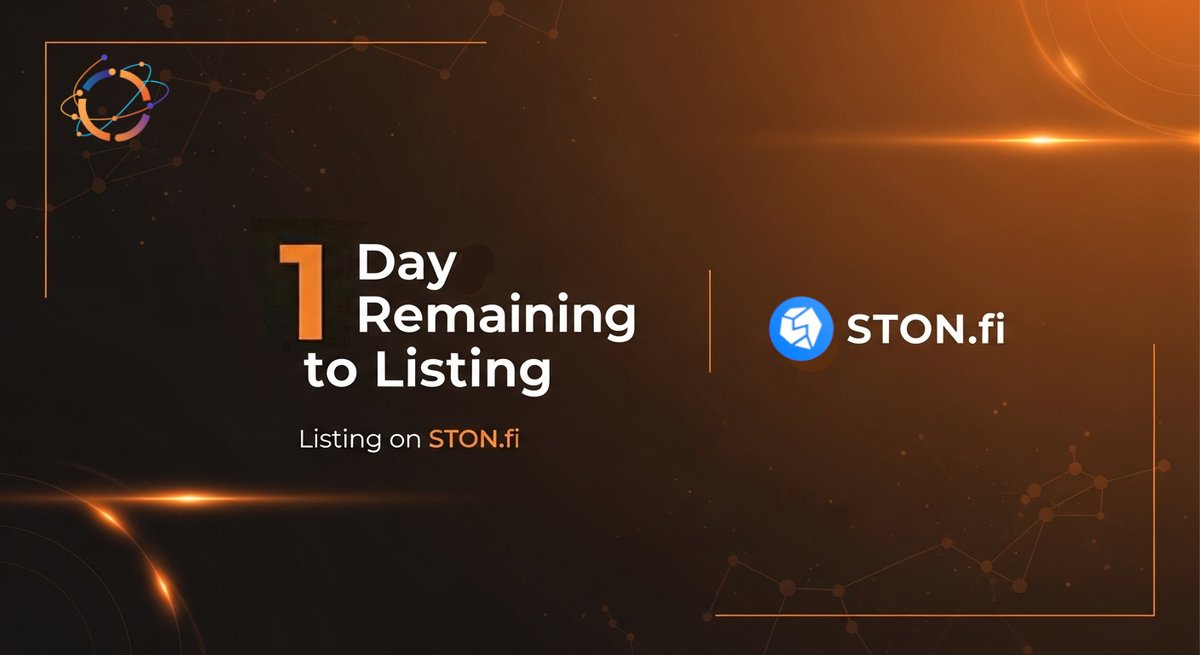 💥🚀 1 DAY TO TOKEN LISTING — THE FINAL COUNTDOWN HAS BEGUN🔥

The wait is almost over.
In just 24 hours, LYXIS officially goes live on STON.fi and the entire ecosystem is preparing for a major moment in our journey.

Before we hit launch, here are the latest