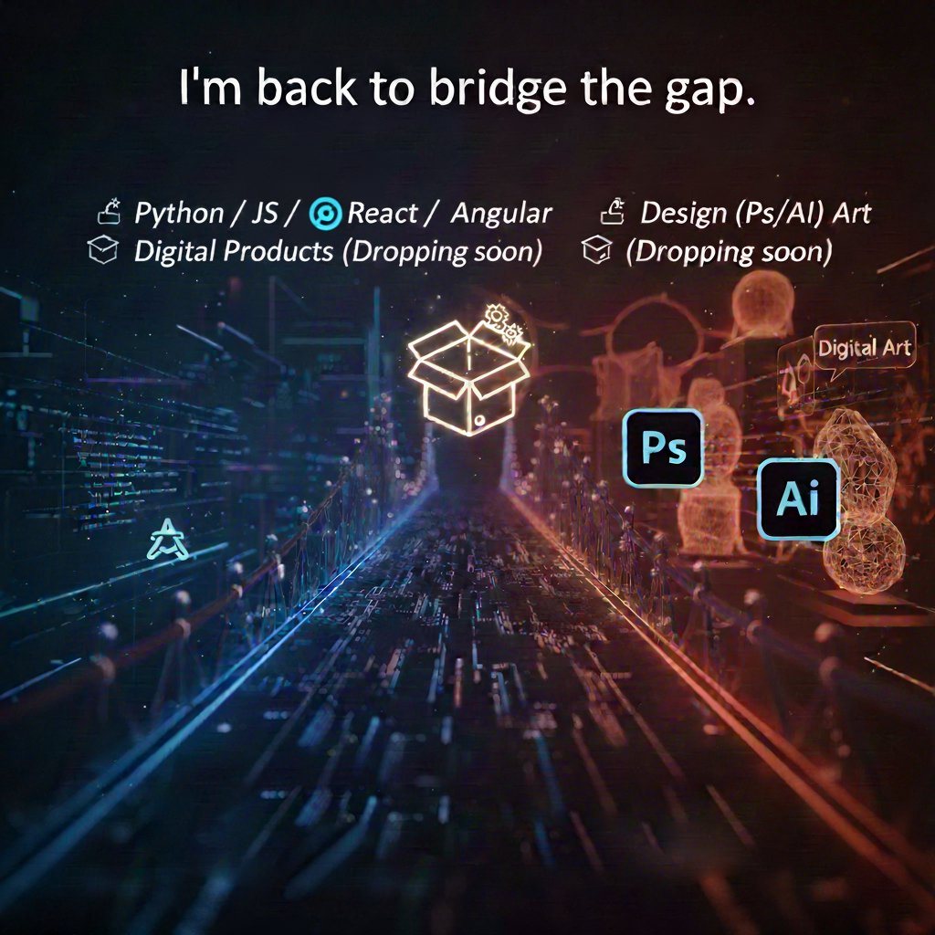 HARY0SIX's tweet photo. I'm back to bridge the gap.

💻 Code (Python/JS/PHP) 🎨 Design (Ps/Ai) 📦 Products (Dropping soon)

Ready to upgrade your skillset?

#FullStack #CreativeDev https://t.co/G54Gi78HKI