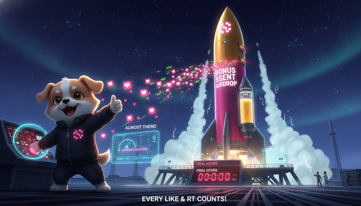 masterygt07's tweet image. Final hours! The bonus $SENT airdrop pool closes in just a few hours. 

Like + RT the quoted post from @SentientAGI before 11/26 11:59 PM PT to boost the pool.

Let’s max it out!