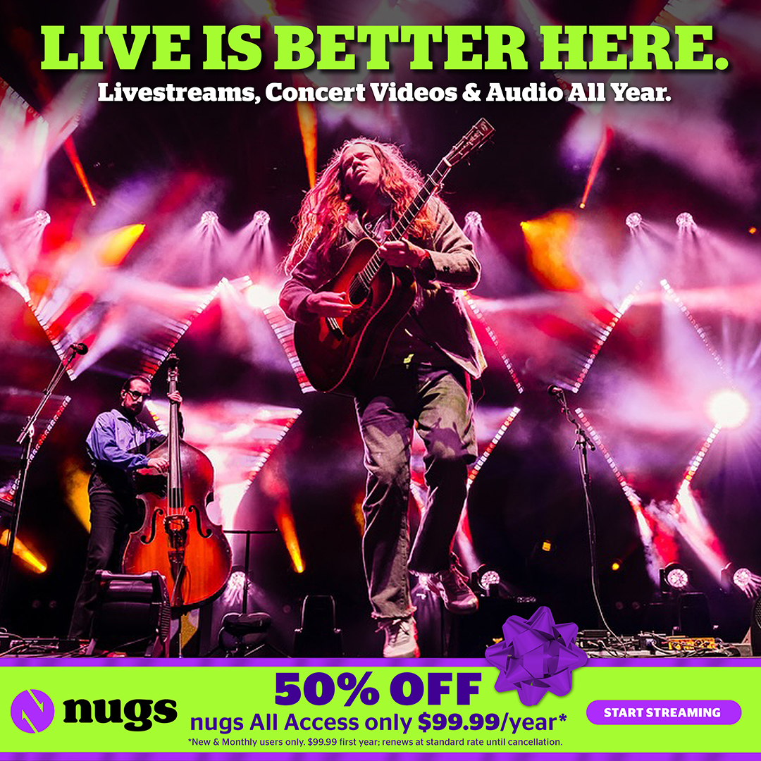 L4LM's tweet image. We&apos;re thankful that you can now get a full year of unlimited #BillyStrings audio, video, and livestreams for the equivalent of less than $8.50 per month with this new @nugsnet offer.

Start streaming: pntrac.com/t/4-543793-329…