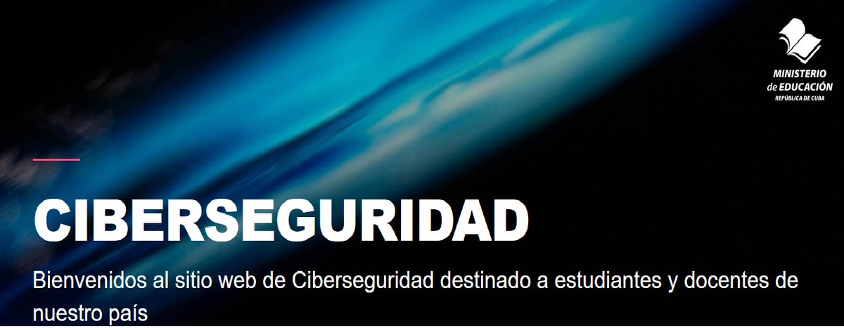UJCHABANA1's tweet image. En el marco de la Segunda Jornada Nacional de Ciberseguridad, el Ministerio de Educación  lanza esta plataforma formativa para fortalecer la cultura de ciberseguridad en las escuelas.
Accede aquí:
ciberseguridad.aprendiendo.cu

#Ciberseguridad #EducaciónCubana #UJCLaHabana