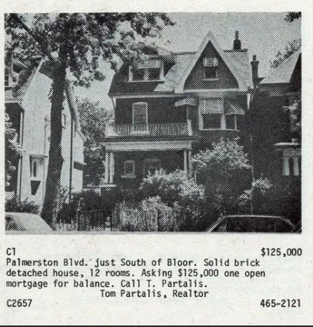 TheELongWave's tweet photo. 📌 Toronto’s Palmerston Blvd: The Most Devastating Real-World Example of Financialization in Canada  

1973 vs 2025

In 1973, a solid-brick, 12-room detached home on Palmerston Blvd, just south of Bloor, was asking $125,000.

Adjusted only for CPI inflation, that same home should cost ~$857,000 in 2025.

But today?

A comparable Palmerston home sells for $2.7M–$3.5M.

Some push past $4M depending on renovations.

That’s not normal appreciation.

That’s credit-driven distortion.

Here’s the uncomfortable math:

1973:

• Home price: $125,000
• Toronto median income: ~$19,000
• Price-to-income: 6.6×

2025:

• Home price: ~$3,000,000
• Toronto median income: ~$84,000
• Price-to-income: 35.7×

📉 Homes on Palmerston became 5½× more expensive relative to income—even after adjusting for inflation.

This is what happens when an economy shifts from productive growth → financialized asset inflation.

It’s the signature of a system deep into Kondratieff Autumn:

• Credit replacing income
• Capital flows replacing savings
• Leverage replacing productivity
• Housing becoming a financial asset, not shelter

The result is a market where valuations diverge violently from wages, and a city becomes accessible only through debt, not earnings.

The Palmerston example proves a simple truth:

🔹 Toronto doesn’t have a “housing shortage.”
🔹 It has an affordability crisis caused by 40+ years of credit expansion.

And as every historical LongWave shows, these imbalances don’t unwind gently.

When Winter arrives, they reset.

This is why I’m warning people now.

Not to scare—but to give them the historical context to make informed decisions before the cycle turns.
If you live in the GTA and want to understand what comes next…

This is the moment to pay attention.