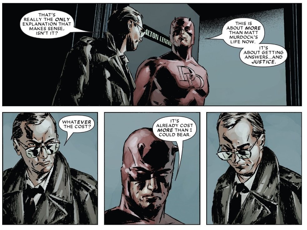 Matt not stopping until he gets justice for Foggy which will lead him to the truth about his "death". Can't wait to we that in s2.
#MattMurdock    #Daredevil #FoggyNelson #MattFoggy #DaredevilBornAgain