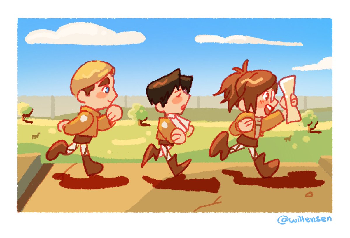 Also drew these silly little guys recently 

#attackontitan #aot #snk