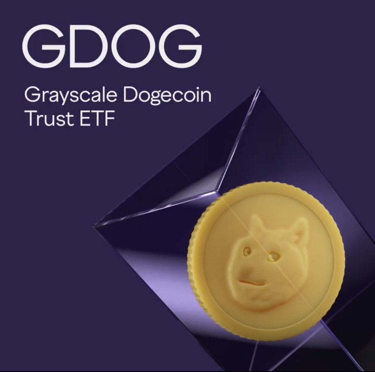Shieldmetax's tweet image. Grayscale, the world’s largest and most trusted digital asset-focused investment platform, lets you get exposure to $DOGE with the Dogecoin Trust ETF $GDOG , now live in your brokerage account. @Grayscale ☑️