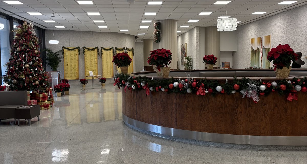 Providence Hospital celebrated its 41st Christmas tree lighting recently in the main lobby of the hospital. The event, a project of the Providence Auxiliary, raises funds for the needs of the hospital and those it serves.
