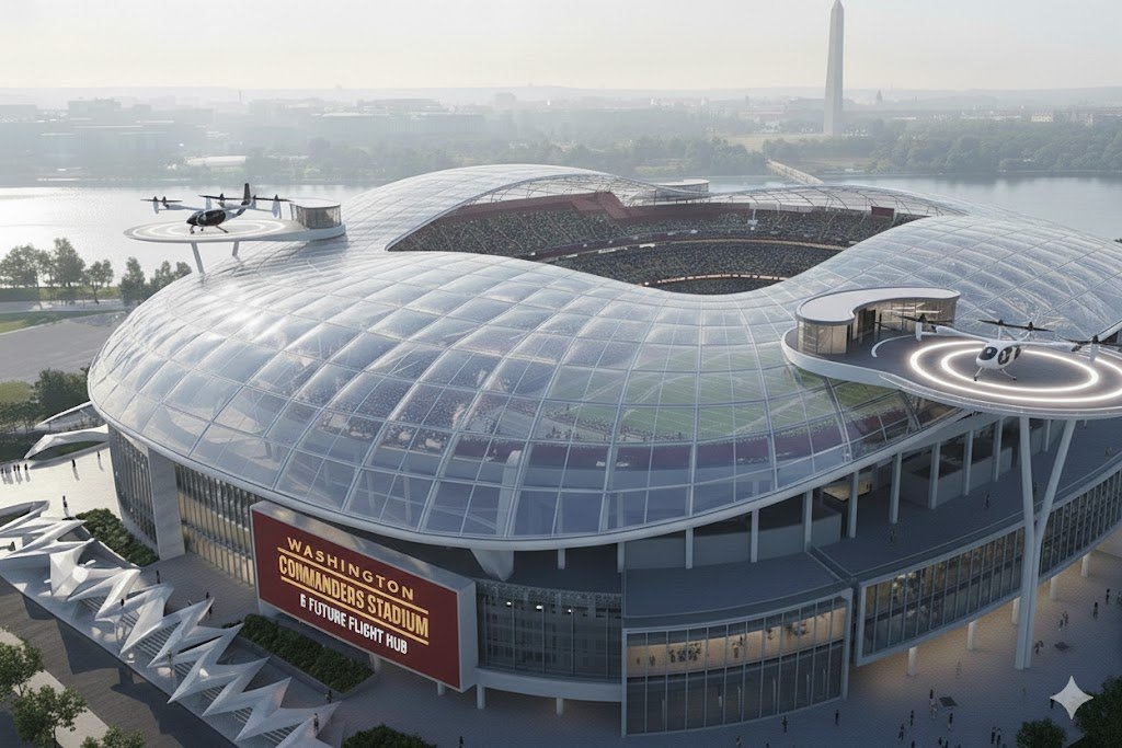 rworms2025's tweet image. @joeben @jobyaviation @JTLonsdale
@oliwalkerjones @tb_travis @SecDuffy
@FAA_Bryan @Commanders @thehustlebrosyt @the_mister_mack
I hope the joby team is in talks with the new football stadiums being constructed to include vertiports on them $joby #evtol #joby