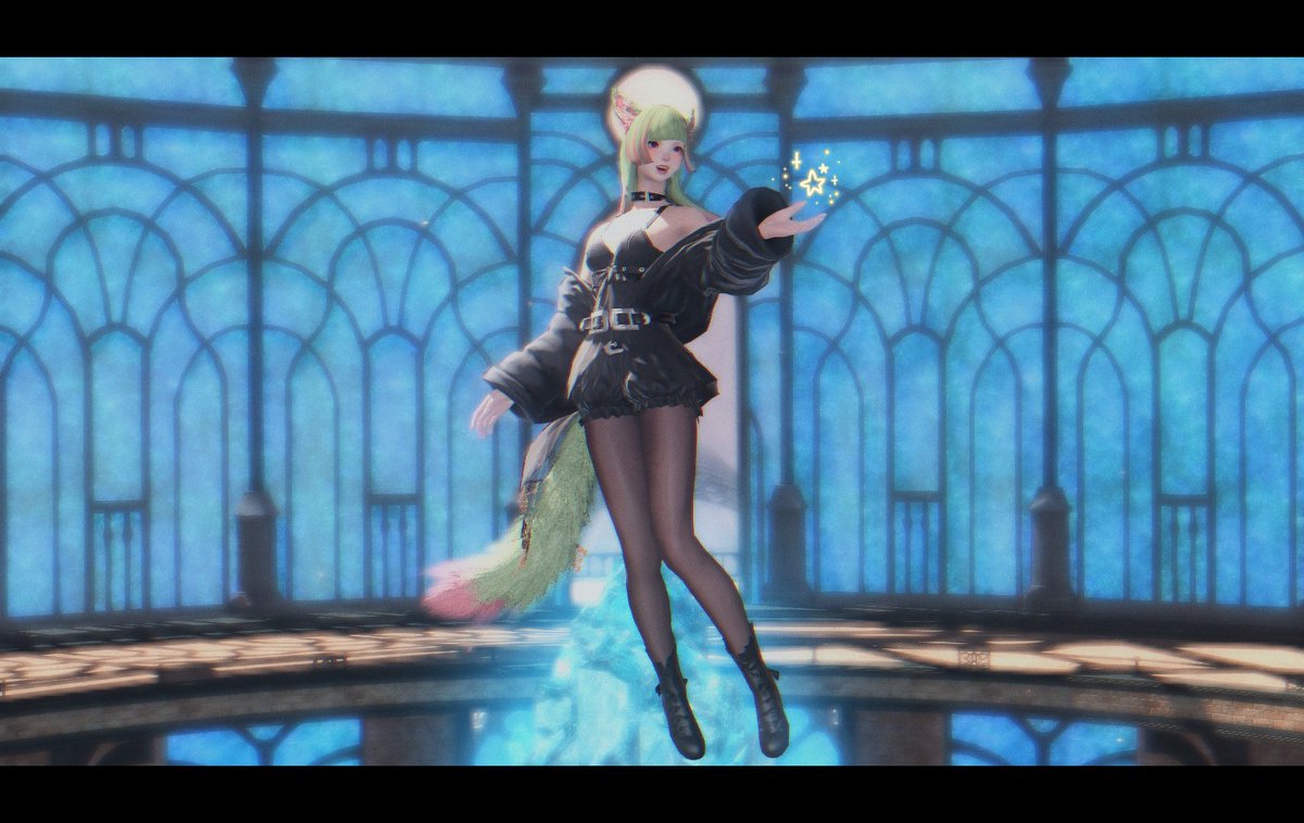 Can I share with you this piece created by <a href="/digitalash1/">digitalash</a> 🥺? I love it so much so I tried to recreate it in ffxiv and ngl I'm proud of myself 👉👈 once again, thank you so much for this gift, I don't deserve such beautiful things 💖