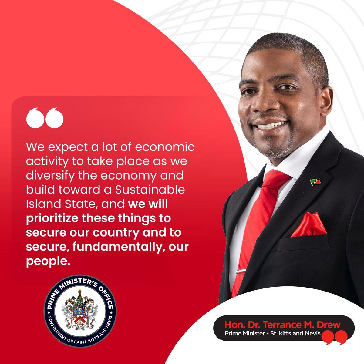 TerranceDrewSKN's tweet image. Building a stronger, more secure future for every citizen means creating real opportunities and driving development in every sector. 

That work is underway, and it continues with purpose.

#PoweringProgress