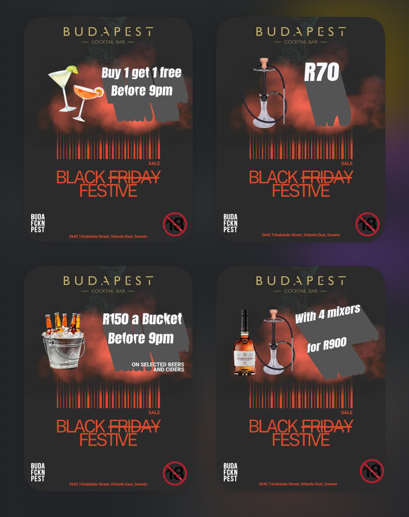 Abuti_kagi's tweet image. Come take advantage of our Black Friday specials Besties 😀

#afterworkvibes 
#smokenchillfridays 
#budafckenpest