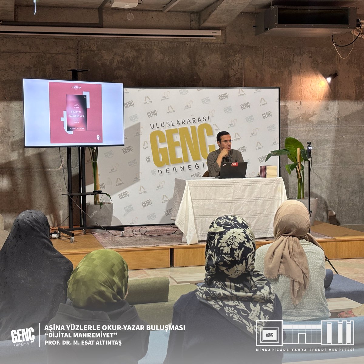 gencdernegi's tweet photo. 🖇️Dijital mahremiyet, kişisel veri güvenliği ve çevrim içi sınırlar…

✨Dijital dünyanın görünmeyen yüzünü birlikte konuştuk, mahremiyet üzerine önemli farkındalıklar kazandık.

💫Prof. Dr. Muhammed Esat Altıntaş’a ve katılan tüm misafirlerimize teşekkür ederiz.

#aşina #dijitalmahremiyet