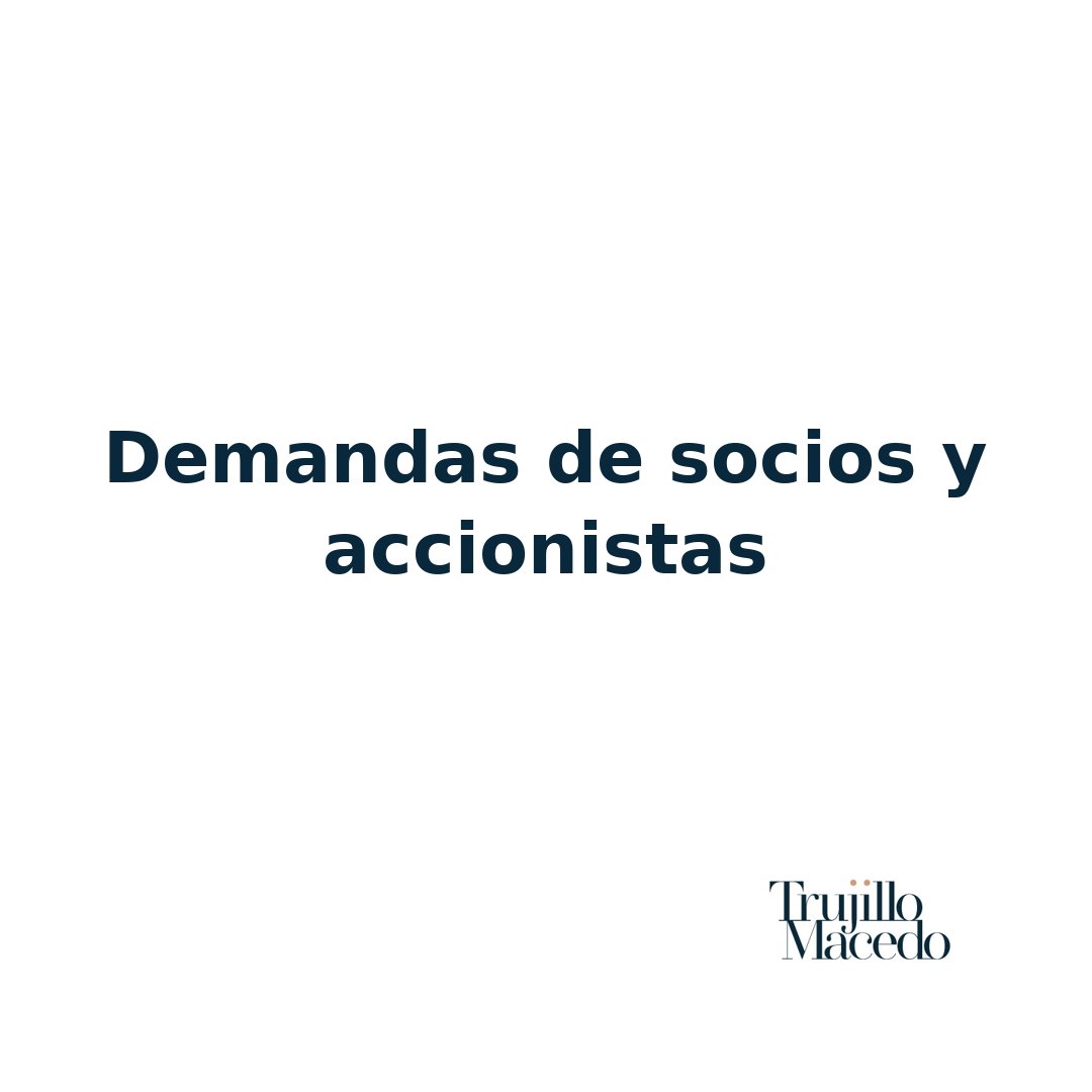 TrujilloMacedo's tweet image. Cuando hay conflicto interno, cuidamos tu participación

🔹 #Socios #Accionistas #GobiernoCorporativo #LitigioCorporativo #Empresas
