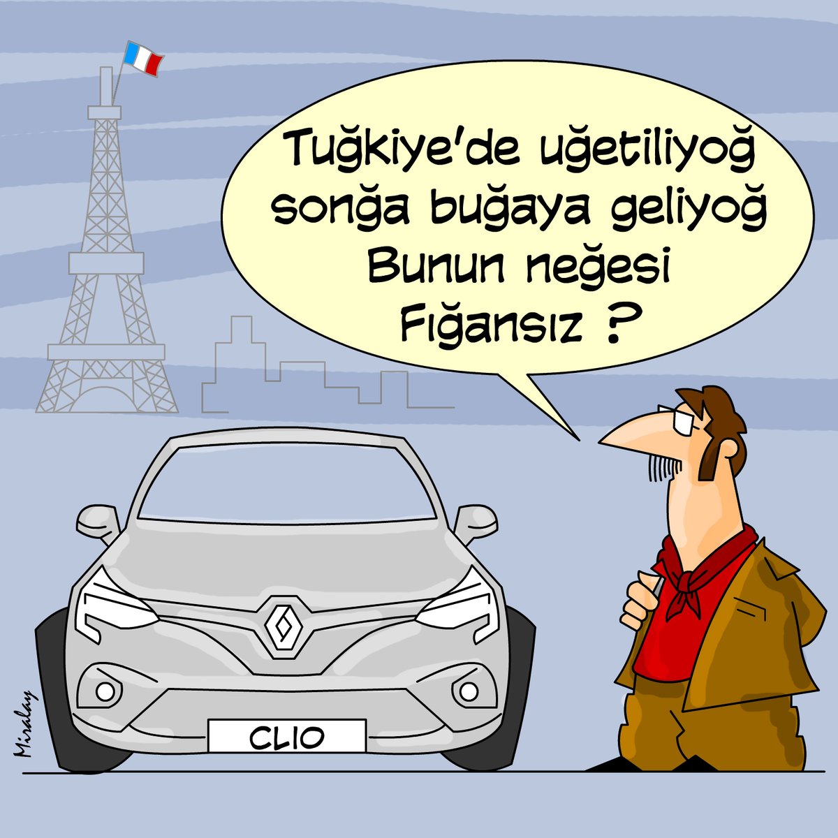 Renault Clio tamamen Türkiye'de üretilecek
#MiralayKarikatürleri