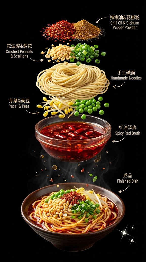 TateATate_AI's tweet photo. Anyone like Dandan Noodle？#InstaFood #MenuDesign #RecipeShareShowcase new dishes beautifully #RestaurantMarketing #FoodBlogger Play with your favorite menu with Gemini3 &amp; NanobanaPro Free https://t.co/Wk6oXfGzwG #Gemini3 #Buildinpublic #BlackFriday https://t.co/gTCVo3WLL5