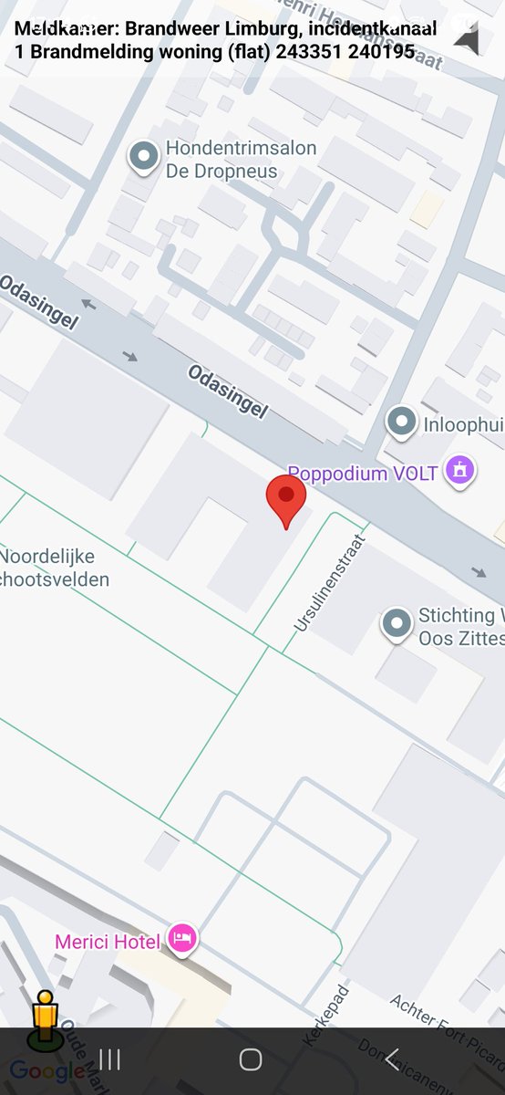 Brandmelding woning (flat) in Sittard