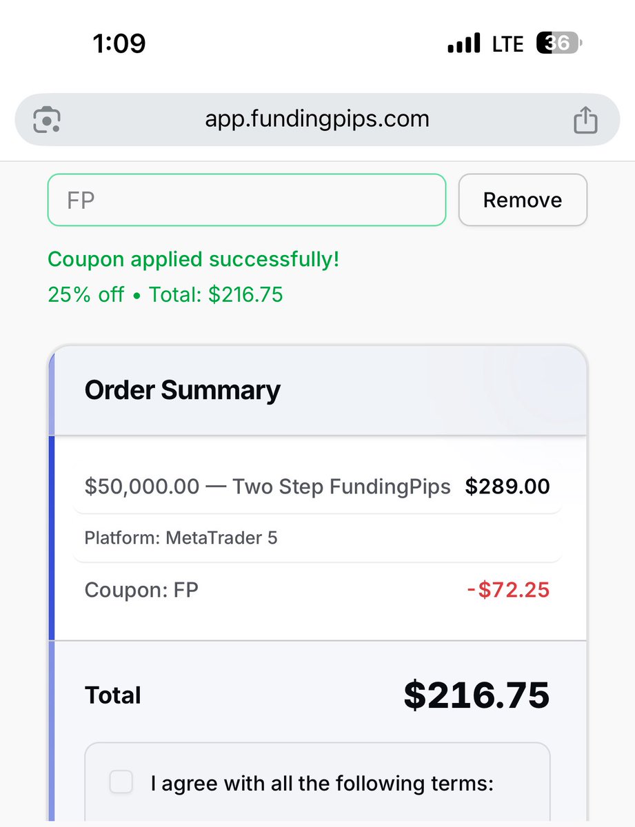I just took advantage of the <a href="/fundingpips/">FundingPips</a> BLACK FRIDAY SALES OFFER

Just got 2 *100k Fundingpips pro accounts 
And 2*50k Fundingpips accounts 

I am hoping I could help few traders here get an account too. I will help with 50% of the purchase price