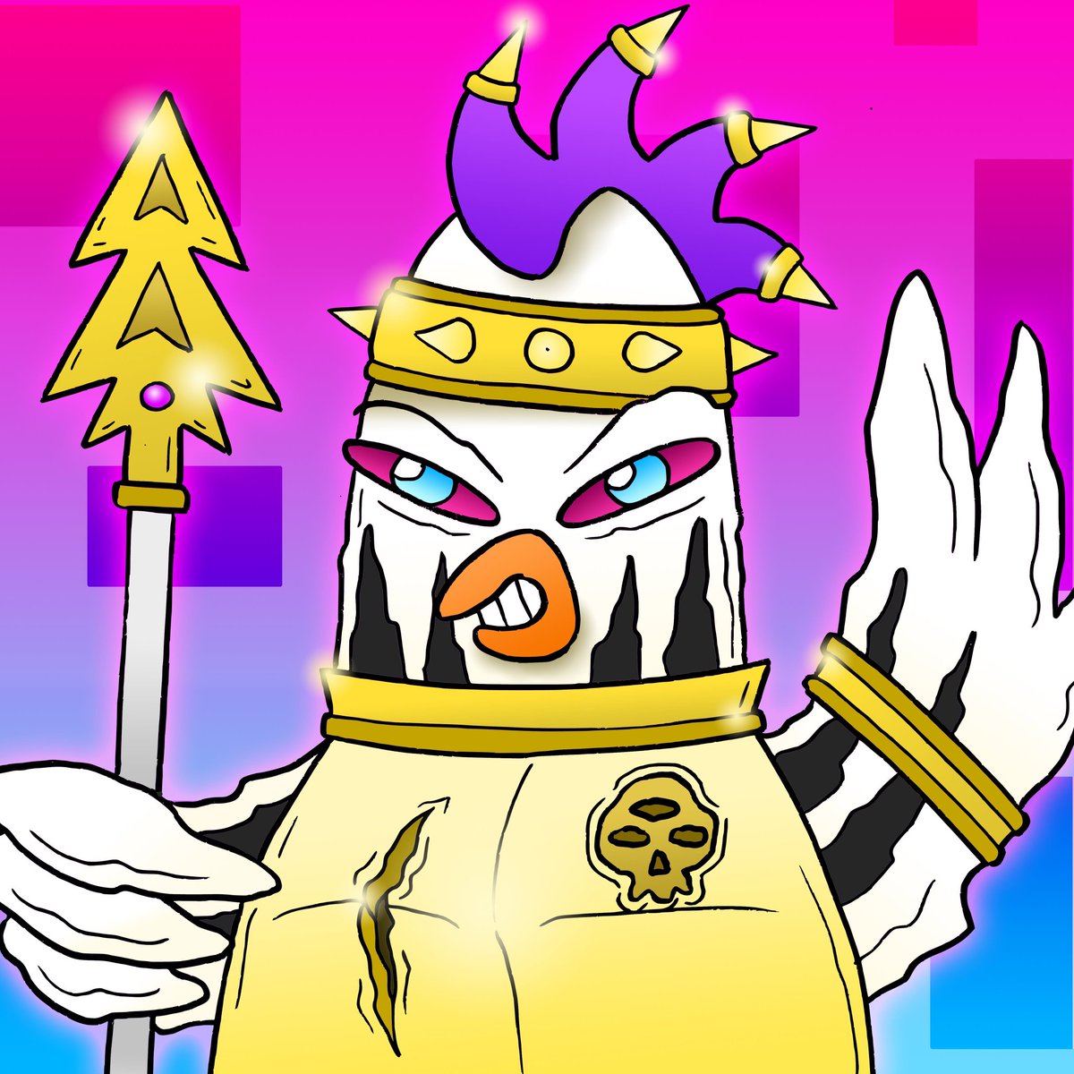 AlienBuddyBuds's tweet image. Grab this mighty Chicken Warrior and join our MEGA Primary Event 🐔⚔️

He has a super rare &quot;Black &amp;amp; White&quot; skin and can kick some asses in the battles 🖤🤍
#AlienBuddyBuds forever!