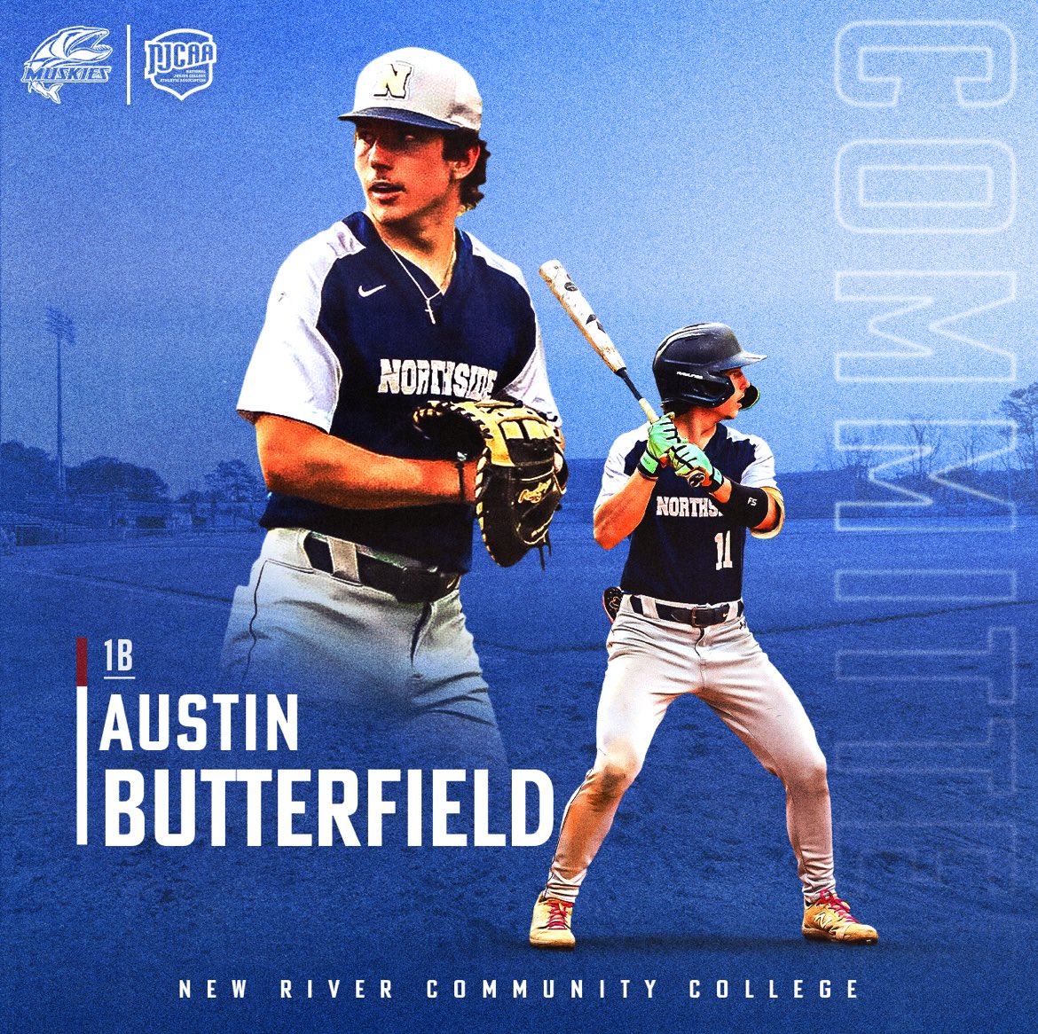 AustinBSBL's tweet image. Thank you Coach Adcock and Coach Campbell at @NRCCBaseball for giving me another 2 years of the game I love #Committed