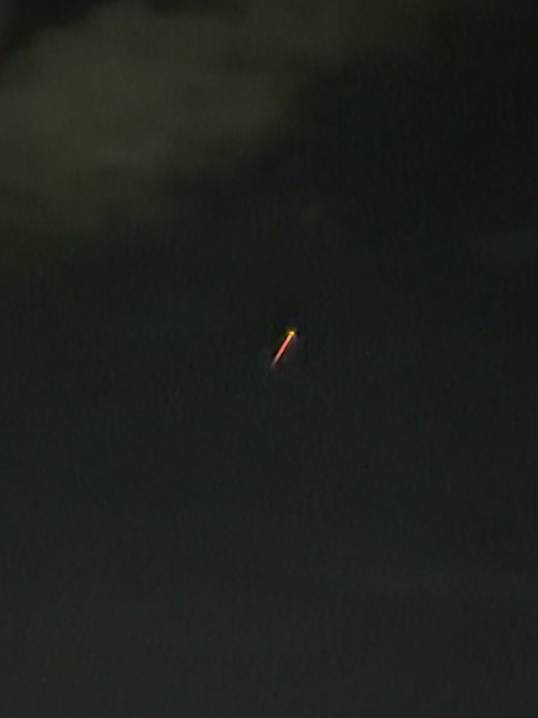 제주도에서 보는 누리호