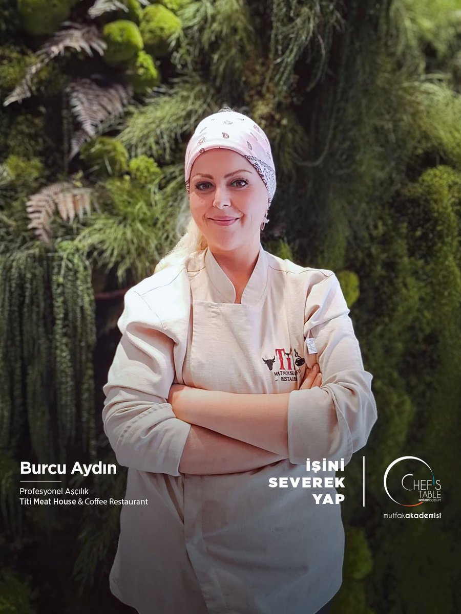 ChefsTableMutAk's tweet image. Profesyonel Aşçılık Eğitimi mezunlarımızdan Burcu Aydın, Titi Meat House &amp;amp; Coffee Restaurant’ta kariyerine devam etmektedir. Sevgili Burcu Aydın’a kariyerinde bol şans ve başarılar diliyoruz. Yolu açık olsun!

#chefstablemutfakakademisi #profesyonelaşçılıkeğitimi #işiniseverekyap