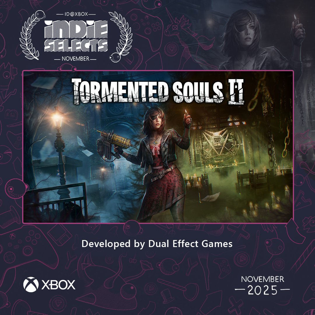 We’re stoked to announce that the Xbox Indie Selects program has picked Tormented Souls 2 to be part of the November Selects Collection on the Xbox Store!

The collection features 6 of the best indie releases curated by the <a href="/ID_Xbox/">ID@Xbox</a> team, check them out here: