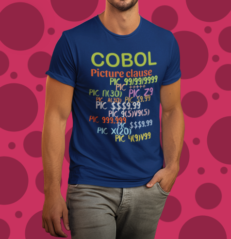shirtparking's tweet image. The Best Picture?  It&apos;s the &apos;Picture Clause in Cobol Programming&apos; on shirt design @zazzle  zazzle.ca/picture_clause… via @zazzle #COBOL #MainframeProgramming #ProgrammersLife #LegacySystems #tshirts #Shirtparking
