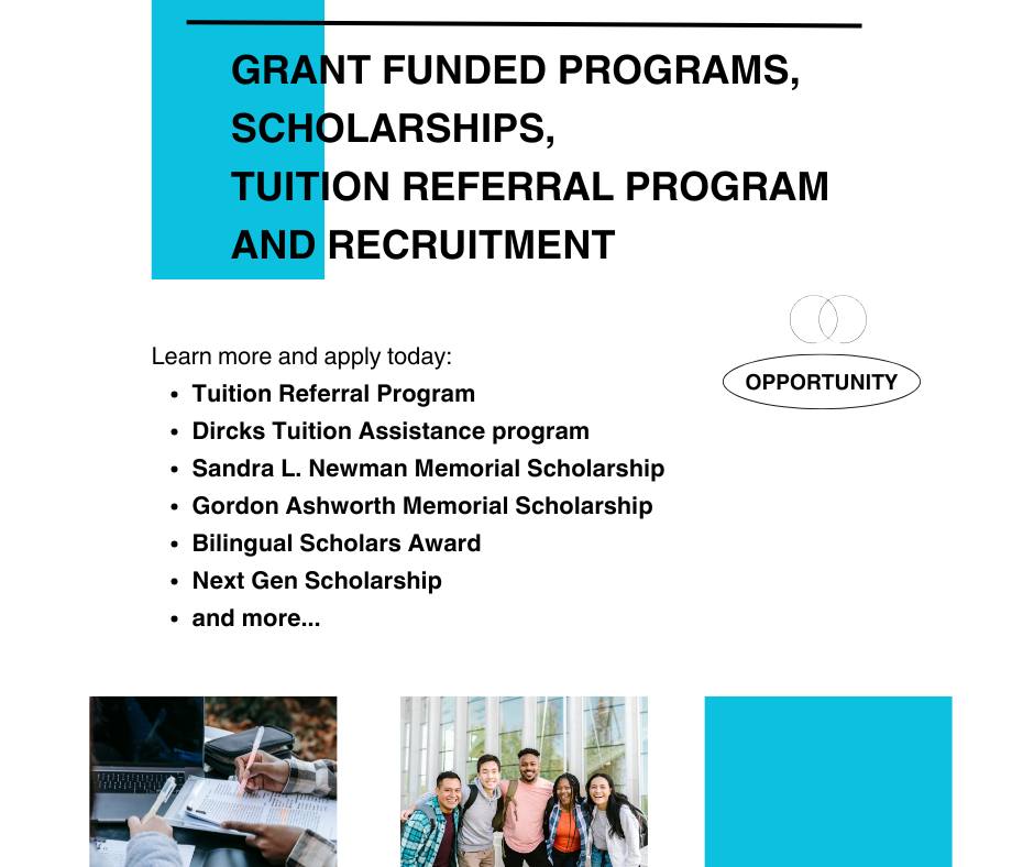 acapevents's tweet photo. ⭐ Learn more about our Grant Funded Programs, Scholarships, Tuition Referral Program and Recruitment. Apply today!

https://t.co/qa1t2DH2KI

#weareacap #GrantFunded #Scholarships #EducationFunding #TuitionAssistance #CareerDevelopment #StudentSupport #ACAPPrograms https://t.co/qKt75SQo4o